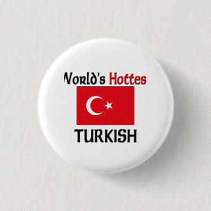 World's Hottest Turkish 1 Inch Round Button