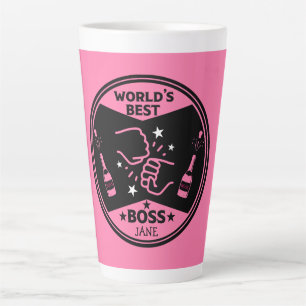 World's lady Greatest Boss Latte Mug