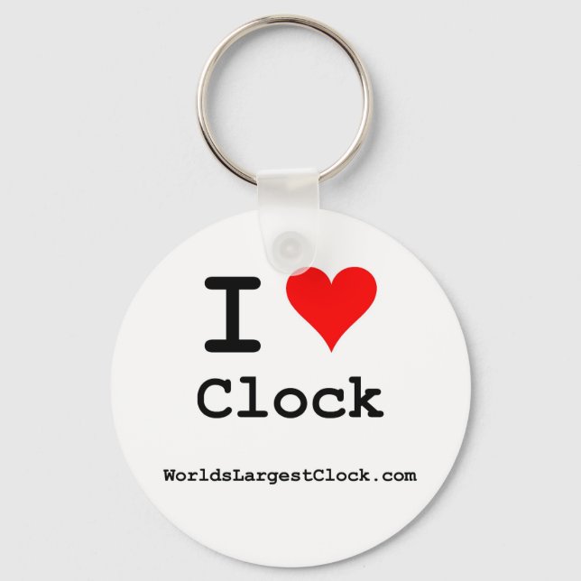 World's Largest Clock Key Chain (Front)