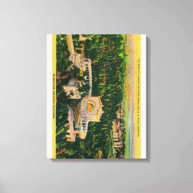 World's Largest Outdoor Organ Canvas Print (Front)