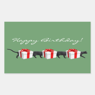 World's Longest Cat Sticker