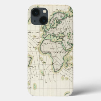 World's magnetic declination iPhone 13 case