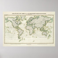 World's magnetic declination
