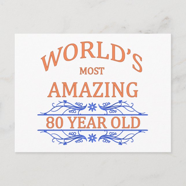 World's Most Amazing 80 Year Old Postcard (Front)