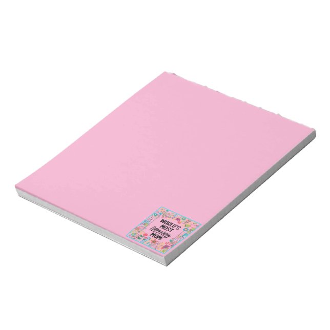 World's Most Amazing Mom  Notepad (Rotated)