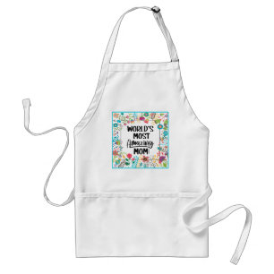 World's Most Amazing Mom  Standard Apron