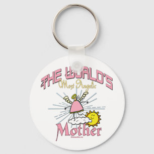 Worlds Most Angelic Mother Keychain