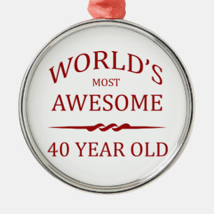 World's Most Awesome 40 Year Old Metal Ornament