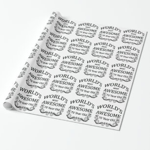 World's Most Awesome 70 Year Old Wrapping Paper