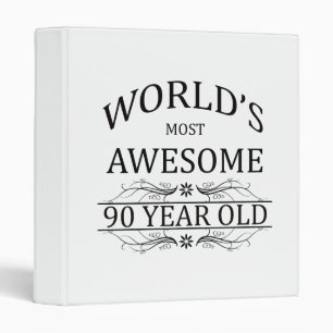 World's Most Awesome 90 Year Old Binder