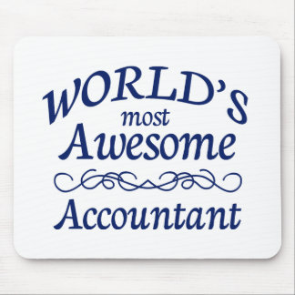 World's Most Awesome Accountant Mouse Pad