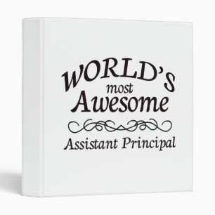 World's Most Awesome Assistant Principal Binder