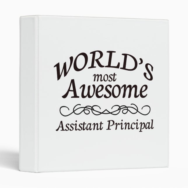 World's Most Awesome Assistant Principal Binder (Front/Spine)