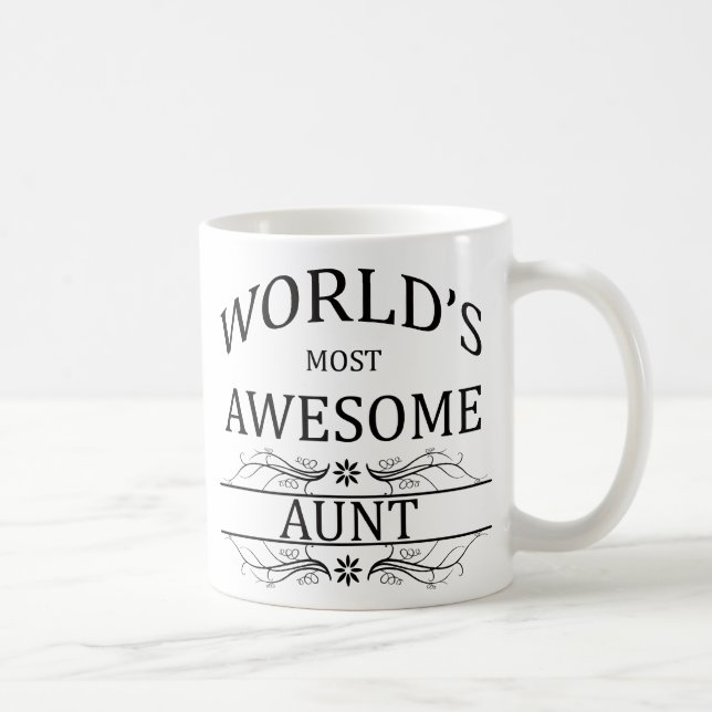 World's Most Awesome Aunt Coffee Mug (Right)