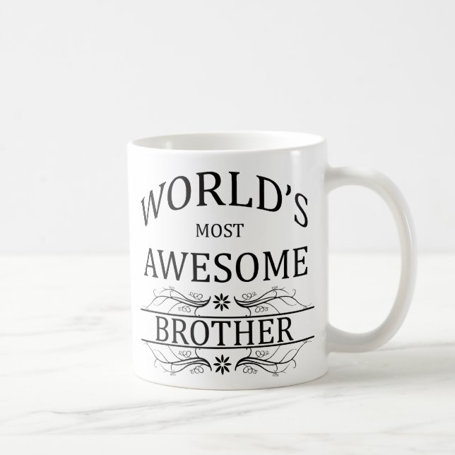World's Most Awesome Brother Coffee Mug (Right)