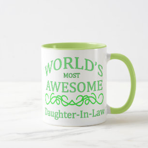World's Most Awesome Daughter-In-Law Mug