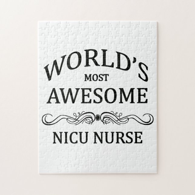 World's Most Awesome NICU Nurse Jigsaw Puzzle (Vertical)