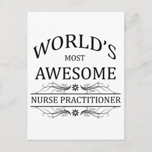 World's Most Awesome Nurse Practitioner Postcard
