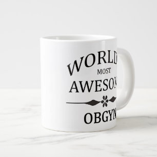 World's Most Awesome OBGYN Large Coffee Mug