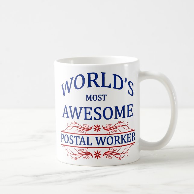 World's Most Awesome Postal Worker Coffee Mug (Right)