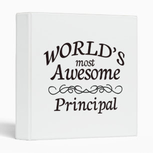 World's Most Awesome Principal Binder