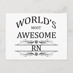 World's Most Awesome RN Postcard