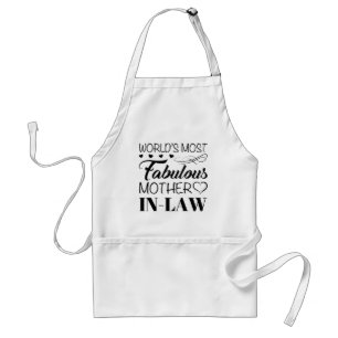 World's Most Fabulous Mother In Law Standard Apron