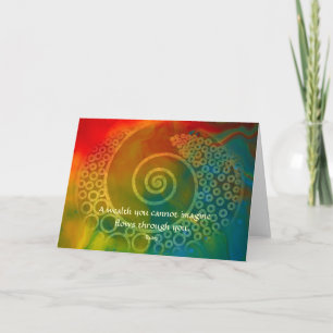 Worlds of Wonder Rumi and Poetic Art Card