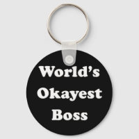 World's Okayest Boss Humourous Work Gift Funny Fun