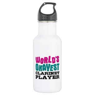 World's Okayest Clarinet Player 532 Ml Water Bottle