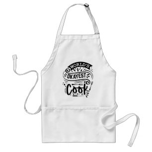 World's Okayest Cook Apron – Kitchen Utensils