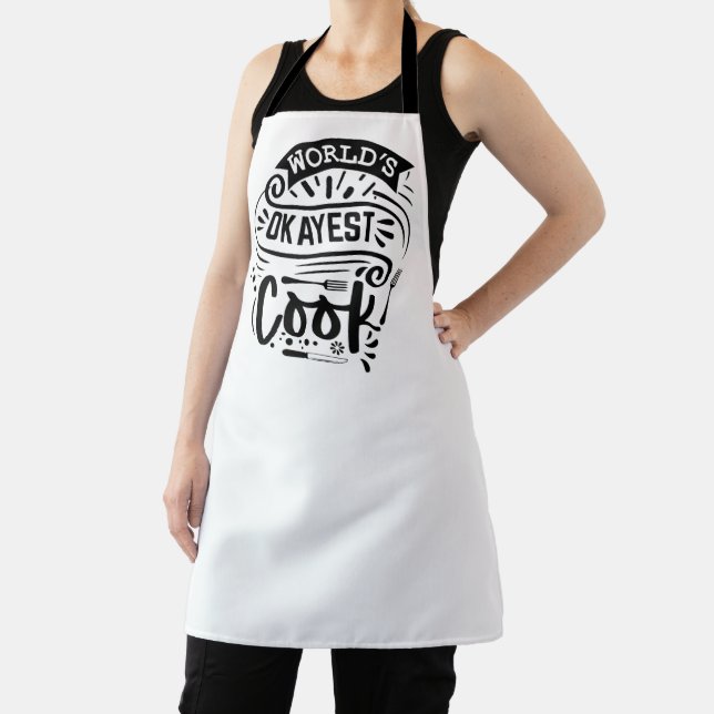 World's Okayest Cook Apron – Kitchen Utensils (Insitu)