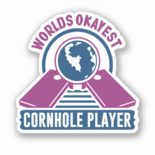 Worlds Okayest Cornhole Player, Cornhole Player 