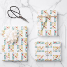 World's Okayest Curler Wrapping Paper 