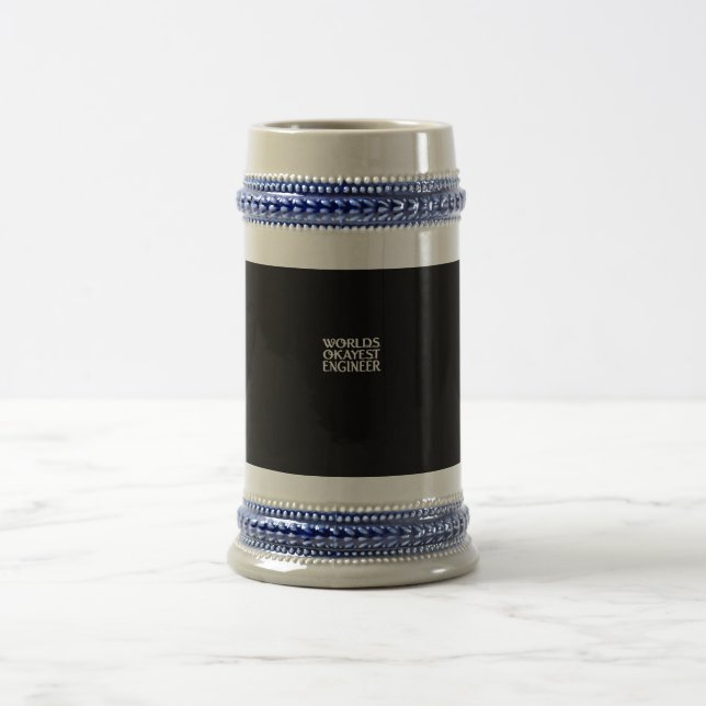 worlds okayest engineer beer stein (Center)