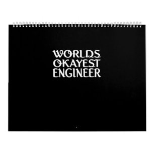 worlds okayest engineer calendar