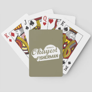 World's Okayest Fisherman Playing Cards