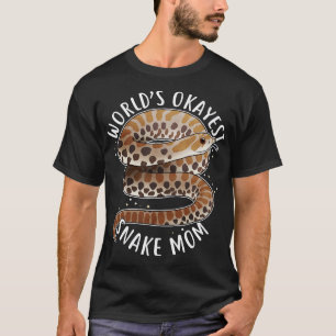 Worlds Okayest Hognose Snake Mom T-Shirt