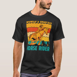 World's okayest Horse Rider Saying Horses T-Shirt