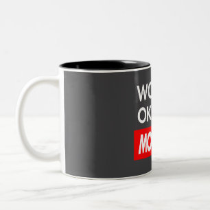 Worlds okayest Morgan Two-Tone Coffee Mug