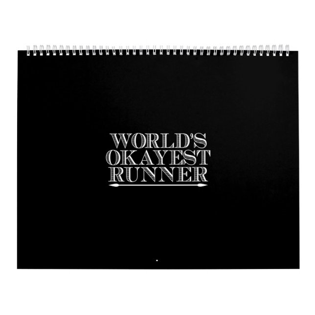 world's okayest runner calendar (Cover)