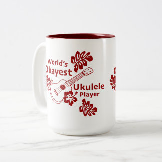 World's Okayest - Rust Two-Tone Coffee Mug