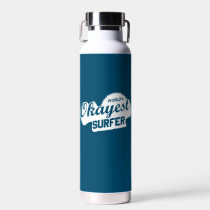 Worlds Okayest Surfer Water Bottle