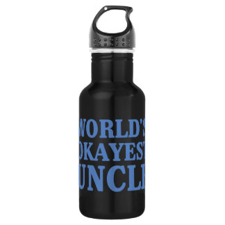 World's Okayest Uncle 532 Ml Water Bottle