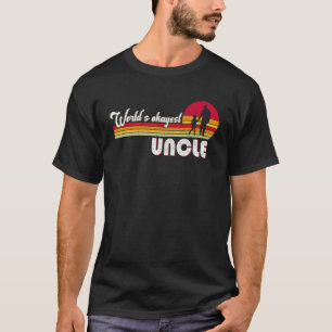 Worlds Okayest Uncle  Uncle Retro Vintage T-Shirt