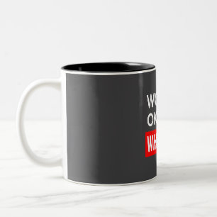 Worlds okayest Wharton Two-Tone Coffee Mug