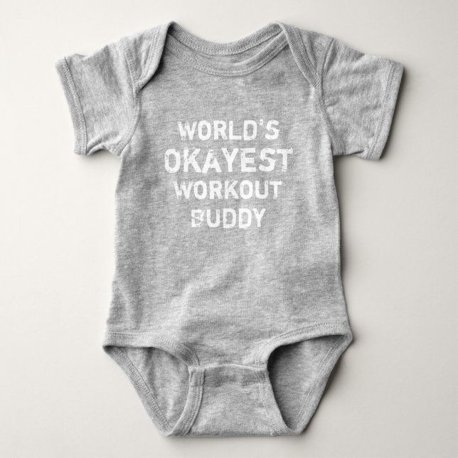 World's Okayest Workout Buddy Tank Top (Front)