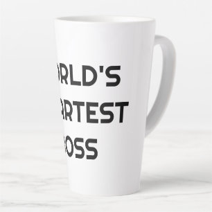 World's Smartest Boss drôle citation grosse tasse 
