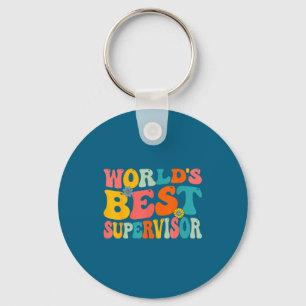 World's supervisor - groovy manager supervisor keychain