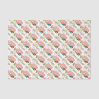 World's Sweetest Aunt Cupcake Pattern Tissue Paper